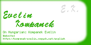 evelin kompanek business card